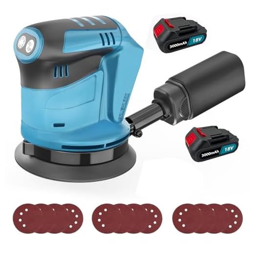 Versatile 18V Cordless Orbital Sander
