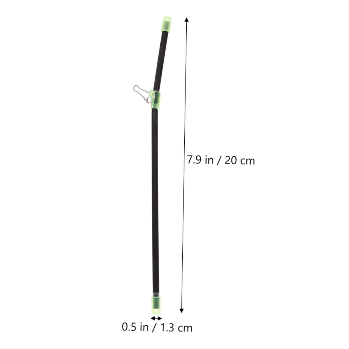 Mikikit Abs Material Anti Tangle Boom for Fishing Rod 20pcs Lure Wraps Swivel Hooks Versatile for Sea Freshwater