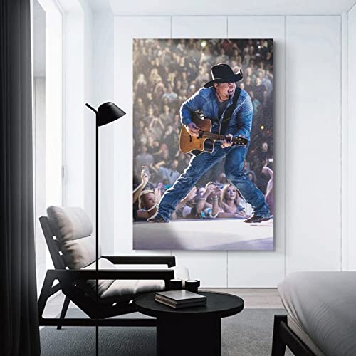 Garth Brooks American Rock Singer Concert Foto Star Poster Decoratief Schilderij Canvas Muur Kunst Woonkamer Posters… - Image 4