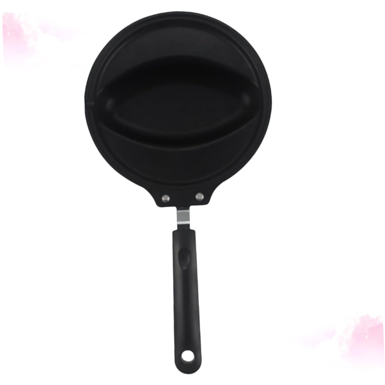 VINTORKY Non Stick Omelette Egg Frying Pan with Mold for Omelet Rice Cookware for Home Use Black