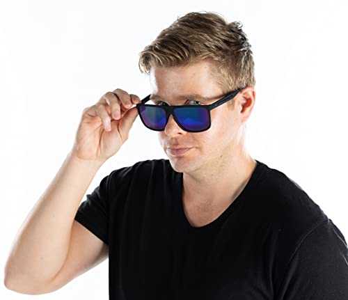 Funky Junque Sunglasses Fishing Golf Retro Vintage - Father's Day Gift - Square Rectangle Sport Mirrored UV Protection Shades4