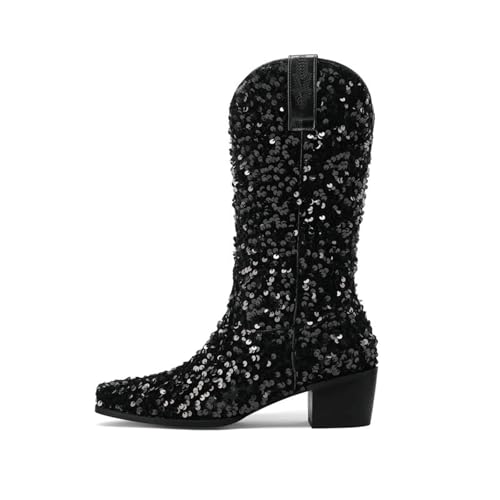 Bottes de mariage scintillantes style cowgirl pour mariée originale