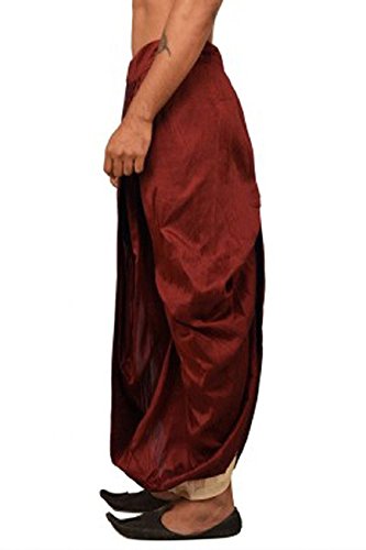 Dhoti ROYAL Kurta de mezcla de seda para bodas y eventos 3