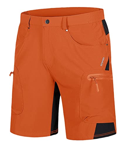 Short d'été pour homme AXEBHPED orange en taille 4
