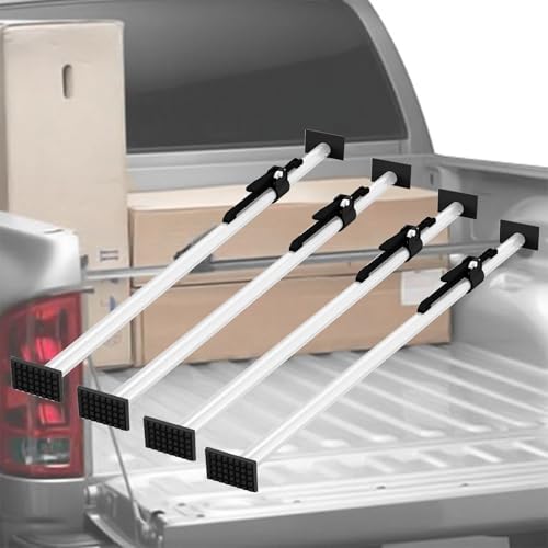 Adjustable Heavy Duty C Bar Support Poles 72-87' - Ratcheting Stabilizers for Sedans, SUVs, Vans &...