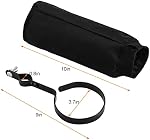 2 Pack Sticks de tambour, grande capacité de drumsticks porte-bag Conteneur avec pince verrouillable pour ensemble de tambours, Mallets, jusqu'à 12 Paires de bâtonnets