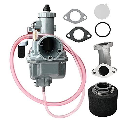 MaySpare VM22 26m Carburetor with Air Filter for Mikuni Intake Pipe Pit Dirt Bike 110cc 125cc 140cc Lifan YX Zongshen Pit Dirt Bike CRF70 XR50 KLX BBR Apollo Thumpstar Braaap Atomic DHZ SSR