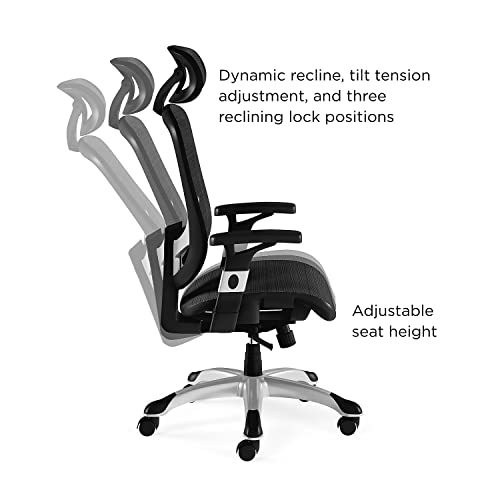 Union & Scale Staples Flexfit Hyken Mesh Task Chair, Black, 2/Pack (UN59460V-CCVS)