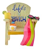 Life's a Beach Christmas Ornament 3.5