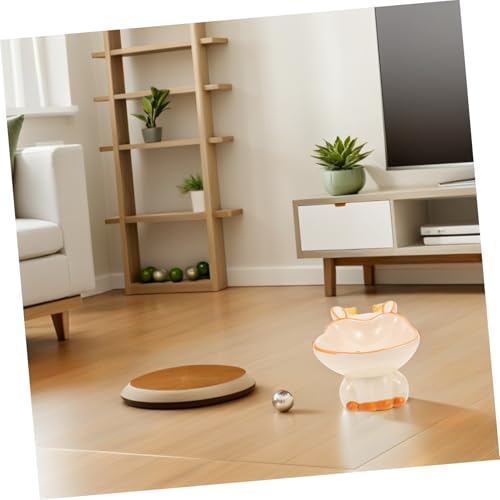 Gamelle céramique chat robuste avec support fixe pour petits animaux