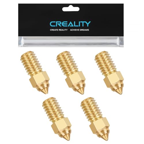 Official Creality Ender 3 V3 SE Nozzles 0.4mm 5PCS Original High-Speed Brass Nozzles 3D Printer Accessories M6 Hotend Ex