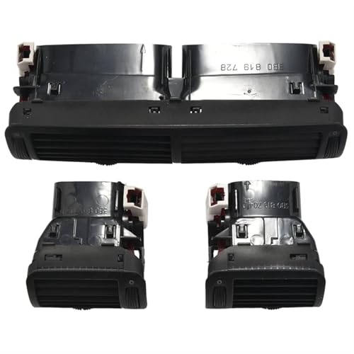 Grille de Console Centrale Avant pour VW Passat B5 1997-2001 Cadre Noir