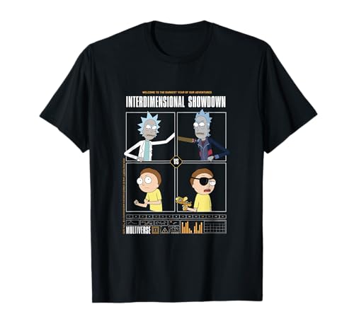 Photo de Comfrontation interdimensionnelle et aventures multivers RICK & MORTY T-Shirt