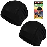 Stocking Dreadlocks Cap - Black, Comfortable fit, stretchable, super stretchy, soft, durable, lightweight, stays on your head, unisex