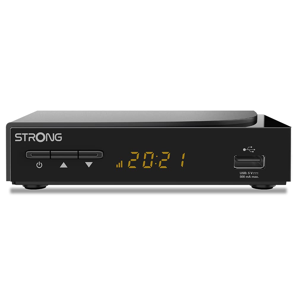 STRONG SRT 3030, receptor de cable, receptor de cable HD digital, DVB-C. Función de ahorro de energía, USB, Dolby Audio, seguridad infantil