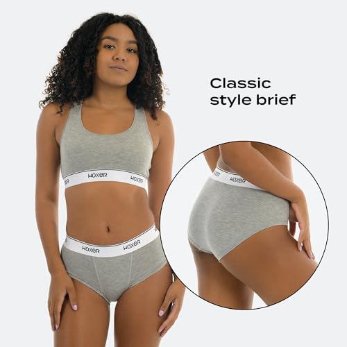 Image of Woxer Women's Classic Seamless Boyshort Panties, Soft Modal Fabric with No Roll Inseam, Chafe-Free, Breathable Design