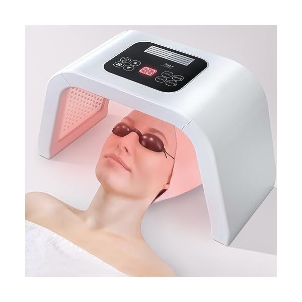 Fxtiaa LED-Face-Light-Therapy, 7 in 1 Color LED Face Mask Facial Body Beauty Equipment