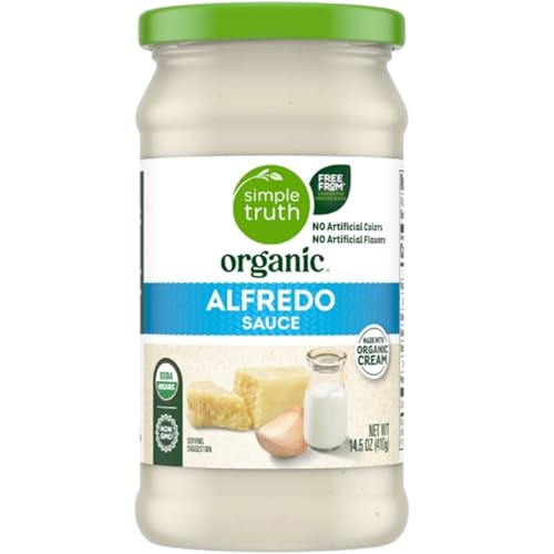 Alfredo Pasta Sauce, Creamy Garlic Parmesan, Ready to Use, Rich & Smooth White Sauce, 14.5 oz, for Fettuccine, Chicken & Vegetables