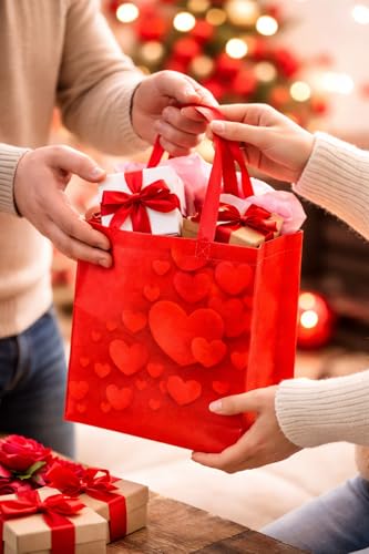 Image of Go Packy Valentine's Gift Bags for Couples & Loved Ones | Reusable Non-Woven Bags I deal for Valentine Gifts, Chocolates & Surprises (60)