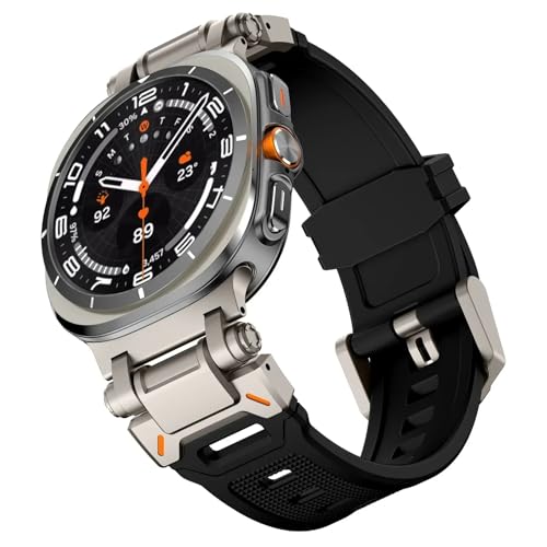 AHGDDA Correa de goma para Samsung Galaxy Watch 7 Ultra de 47 mm, correa de silicona para Galaxy Watch Ultra de 47 mm, correa deportiva, Watch 7 Ultra, Ágata