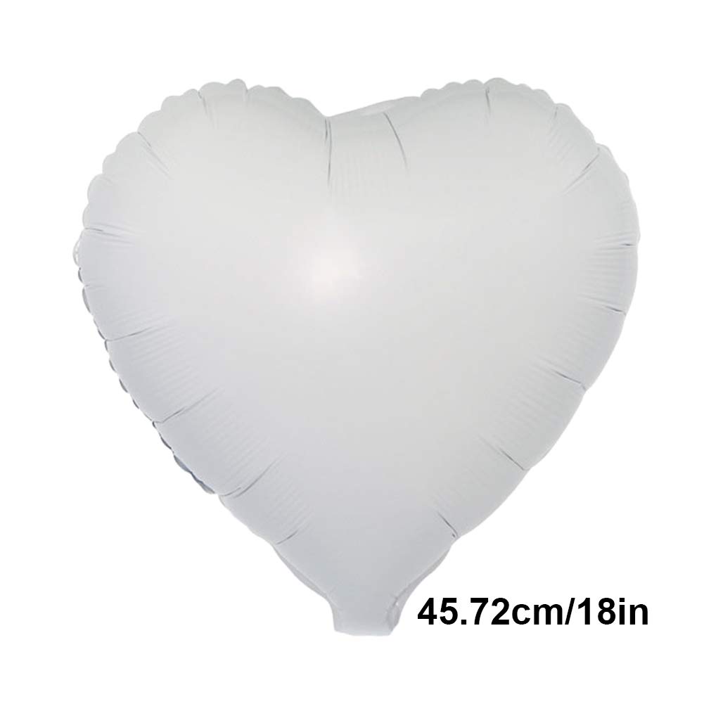 Lot De 2 Ballons En Aluminium En Forme De Cœur De 45,7 Cm (bleu