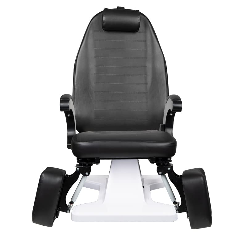 ACTIVESHOP Kosmetikstuhl Kosmetikliege Massageliege Behandlungsstuhl hydraulisch 112 schwarz