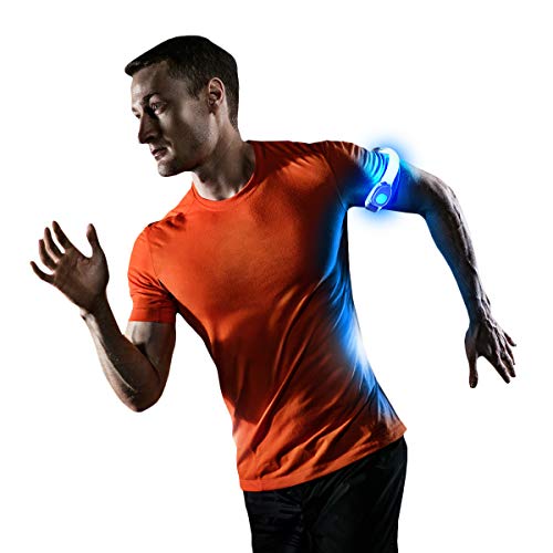 Ultra 2 Blau LED Lichter Leuchtband Joggen LED Armband Jogging Licht LED...