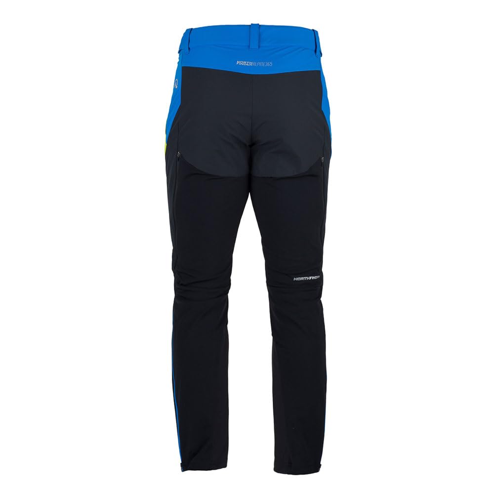 NORTHFINDER Skitourenhose Herren RYSY 2, Sport Warm Fleece Hybridhose