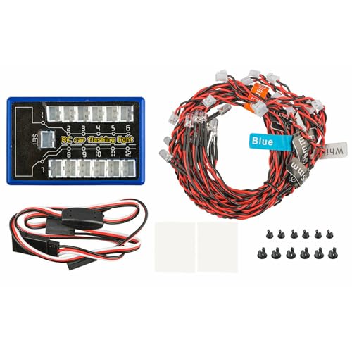 Modèle RC éclairage pour voiture crawler et kit LED clignotantes