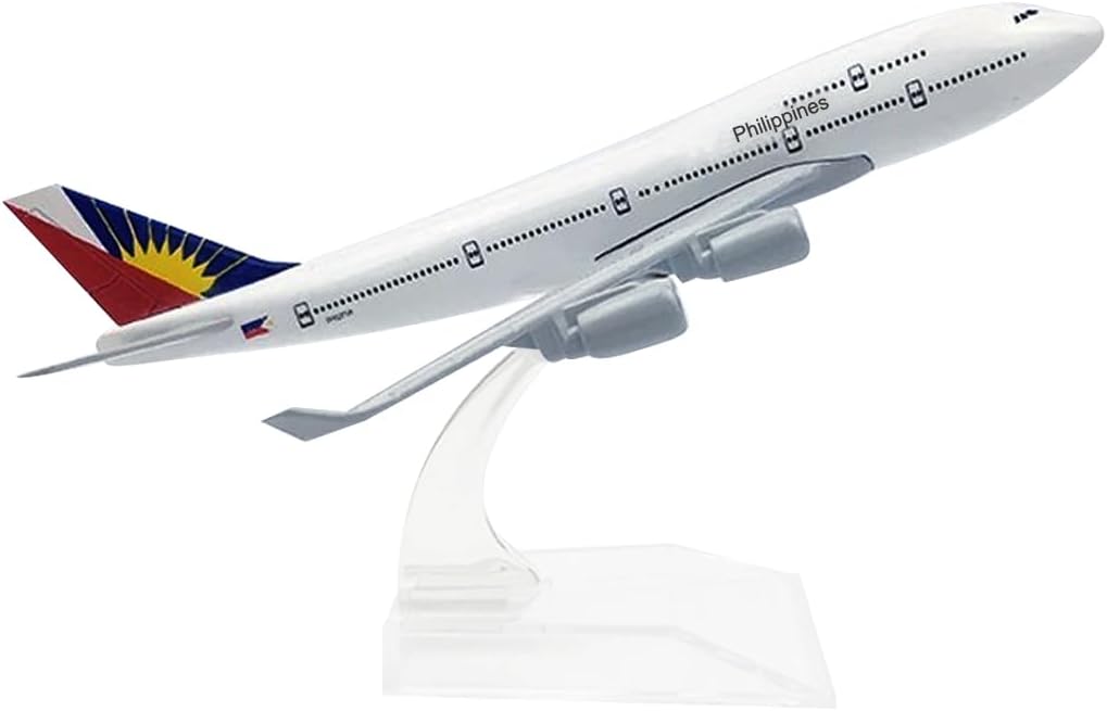 16cm Boeing B747 Philippine Airlines Aircraft Diecast Metal Miniature Airplane Model