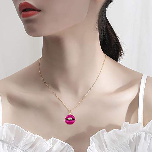 WOCRAFT 50pcs Gold Plated Enamel Women Makeup Lip Lipstick Perfume Purse High Heels Bow Charms Pendant for Jewelry Making Necklace Bracelet Earring DIY Jewelry Charms (M432) - Thumbnail 4