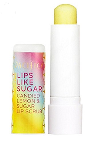 PACIFICA Lips Like Sugar Candied Lemon & Sugar Lip Scrub 0.15oz, Pack of 1