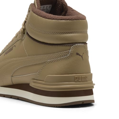 PUMA Erwachsene ST Runner v4 Mid Sneakers 47, Soft Taupe Chestnut Brown Warm White – Ansicht 2