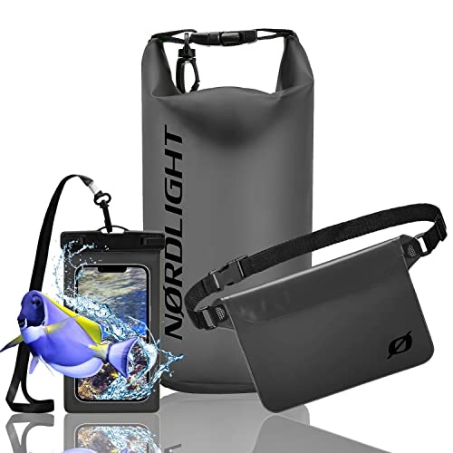 JSCARLIFE Wasserdichte Bauchtasche - IPX8 Schutz Für Handy, Reisepass & Geld, Ideal Für Schwimmen, Strand & Reisen