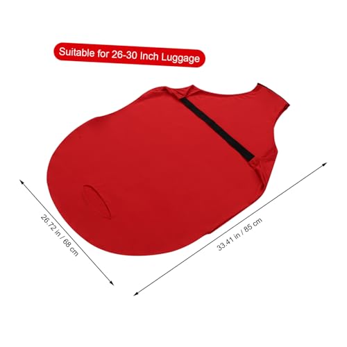 Elastic Travel Luggage Cover Protective Suitcase Dust Cover for Trolley Cases Red Stretchable Design to Shield against Dirt and Scratches2