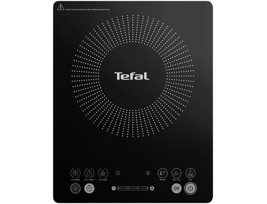 Tefal IH2108 Everyday Slim Induktionskochplatte | 300-2100 Watt | 6 Kochprogramme | Digitalanzeige...