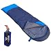 Sleeping Bag (47F/38F) Lightweight for Camping, Backpacking, Travel by OutdoorsmanLab- Kids Men Women 3-4 Season Ultralight Compact Packable Bags with Compression Sack