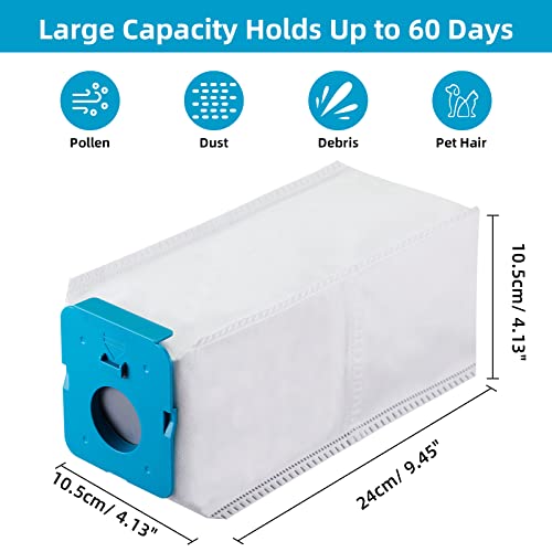 Image of 8 Pack VCA-ADB953 Dust Bag for Samsung BESPOKE Jet Cordless Vacuum | 2.5L Large Capacity Automatic Dust Collection Bag for All In One Clean Station