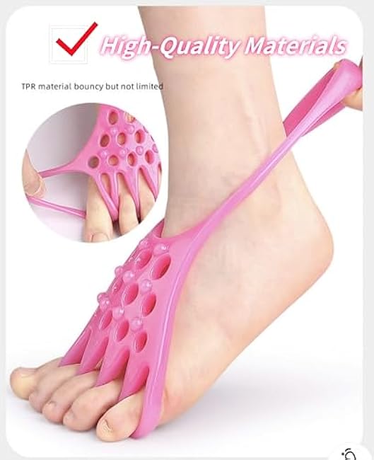 Toe Resistance Bands Strong Loop- Toe Stretcher -Toe Bands -Toe Strengthener -Toe Exercise Strap for Yoga, Pilates Foot Stretching Exercises Toe Exercise Bunion Correction Relief