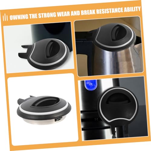 FELTECHELECTR 3pcs Electric Kettle Lid Replacement Heating Water Kettle Lids Easy to Install Efficient Seal for Home Restaurant Use