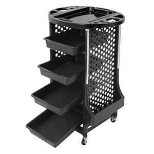 Dokiiovo GSEGNRG Friseurwagen Rollwagen mit 4 Schubladen