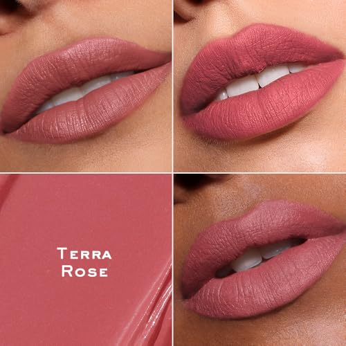 Image of Kiro Velvet Souffle Soft Matte Liquid Lipstick - Terra Rose, 5ml | Hydrating, Weightless Mousse Texture | High-Pigment, Long-Lasting Matte Finish | Hydrating, Weightless Mousse Texture, High-Pigment, Long-Lasting Matte Finish