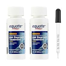 Equate Hair Regrowth Treatment for Men, Extra Strength, 2 fl oz, Pack of 2