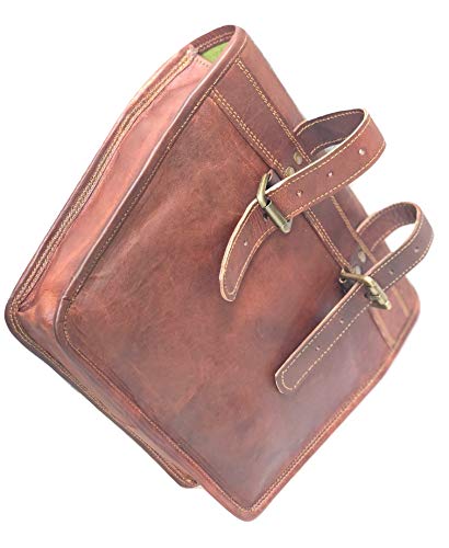 image for Vintage Craft Shop Leather Side Pouch | Motorcycle Bag Saddlebags | Ha