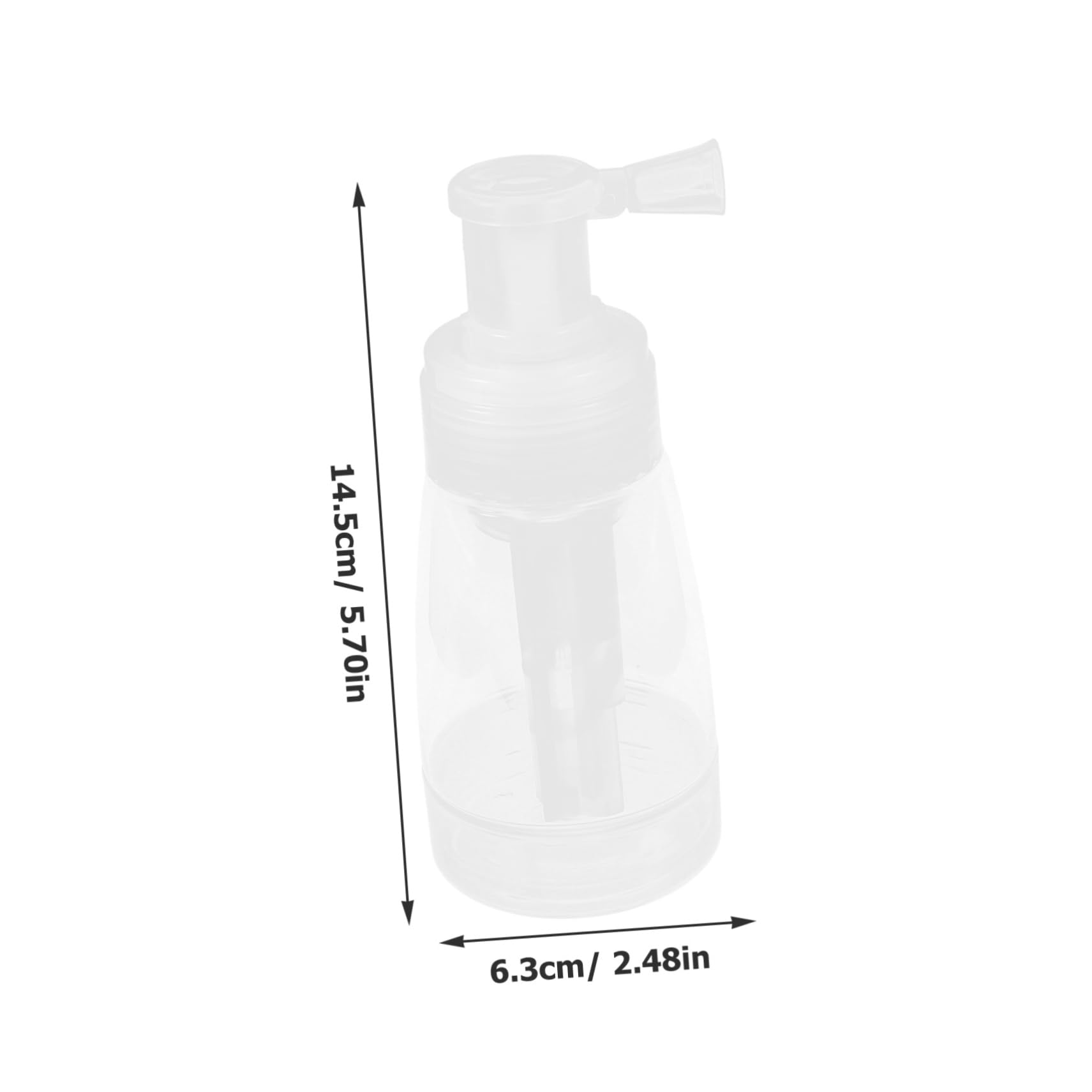 FOMIYES Botella Rociadora de Polvo Rellenable Dispensador de Polvo Seco