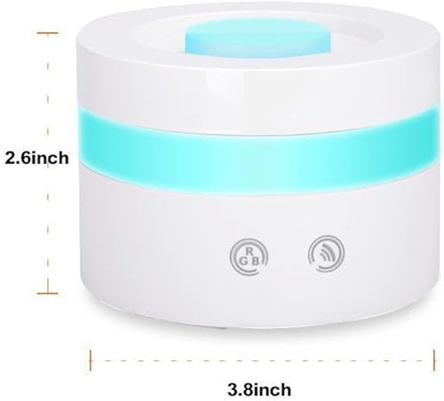 Miniatura 2 de Actpe Difusor de aceite esencial de aroma portátil con USB de 3.4 fl oz, humidificador de aire ultrasónico, niebla fría ultrasónica para coche,