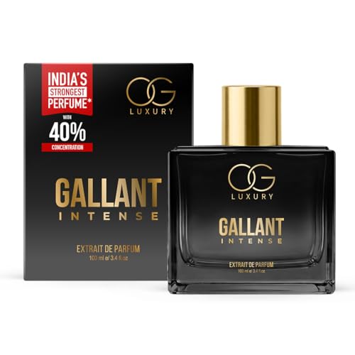 Image of OG Luxury India's Strongest Gallant Intense Extrait De Perfume for man, Premium & Long-Lasting Scent, luxury perfume for Special Occasions & Gifting, 100ML