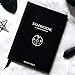 Rogue + Wolf Gothic Journal Daily 5 Minute Gratitude Jurnal Goth Sinbook for Anime Fans Illustrated Hardback Mindfulness Cool Notebook to Declutter Your Mind Witch Halloween Decor Spooky Gifts