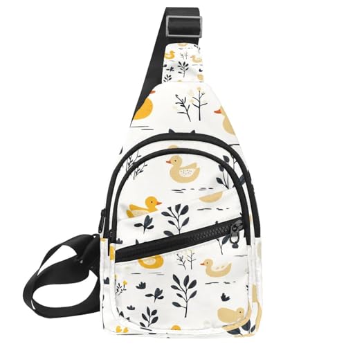 Sac à dos à bandoulière jaune canard pour soulager vos épaules en randonnée