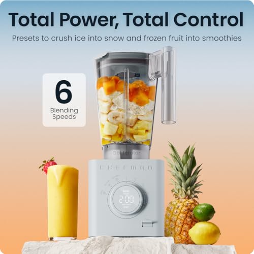 Chefman Obliterator 48 oz Countertop Blender for Smoothies 1380W Motor to Crush Ice Nuts a - image 8